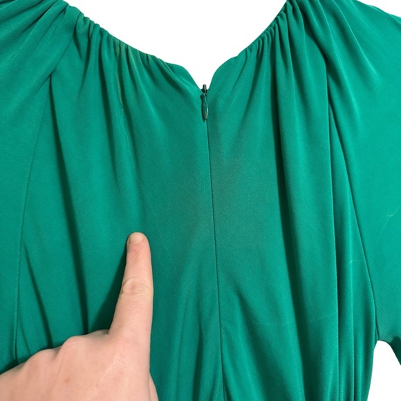 Rebecca Vallance Edie Green Cutout Midi / Maxi Dress - Picture 13 of 15